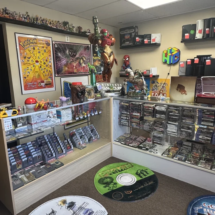 HC Empire store interior with collectibles
